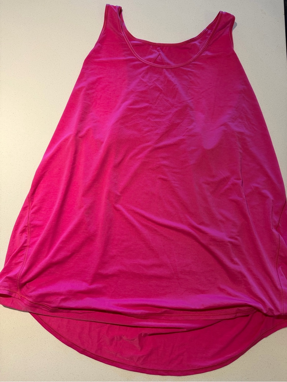 Lululemon Hot Pink Racerback Tank Top in large size